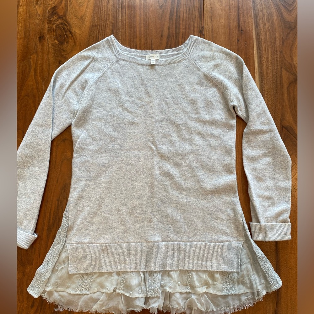 Garnet Hill Cashmere Sweater. XS